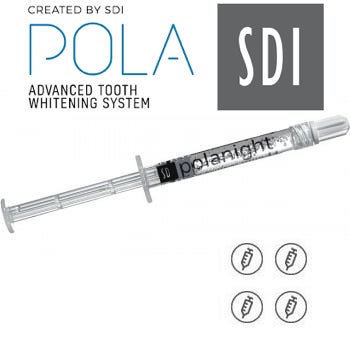 SDI POLANIGHT 1,3ML 16% CARBAMIDE PEROXIDE X 4 Spritzen